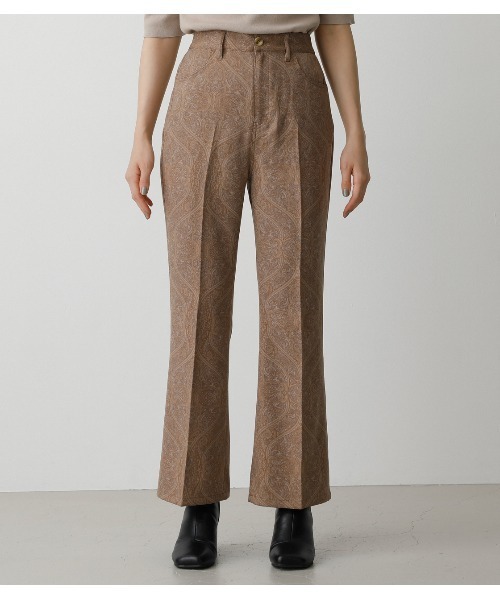 AZUL by moussy(アズールバイマウジー)の「VENUS DAMASK PANTS/ヴィーナスダマスクパンツ(その他パンツ・レディース・ブラック系その他/ブラウン系その他・SMALL/MEDIUM)」の7枚目の写真