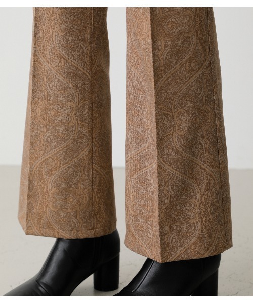 AZUL by moussy(アズールバイマウジー)の「VENUS DAMASK PANTS/ヴィーナスダマスクパンツ(その他パンツ・レディース・ブラック系その他/ブラウン系その他・SMALL/MEDIUM)」の10枚目の写真