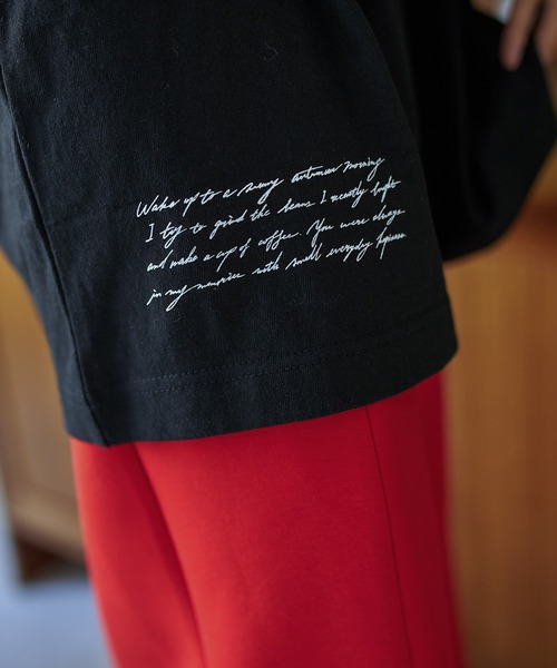 VACANCY（ヴァカンシー）の「【Bunjo×VACANCY】フォトイラストBIGロンTee（Tシャツ/カットソー・レディース・ホワイト/ブラック・FREE）」の19枚目の写真