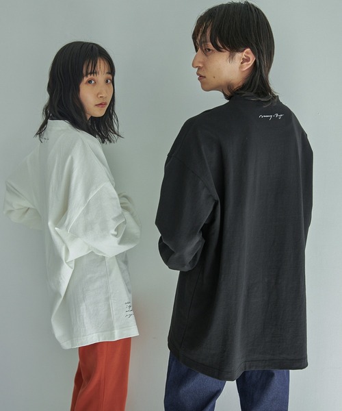 VACANCY（ヴァカンシー）の「【Bunjo×VACANCY】フォトイラストBIGロンTee（Tシャツ/カットソー・レディース・ホワイト/ブラック・FREE）」の12枚目の写真