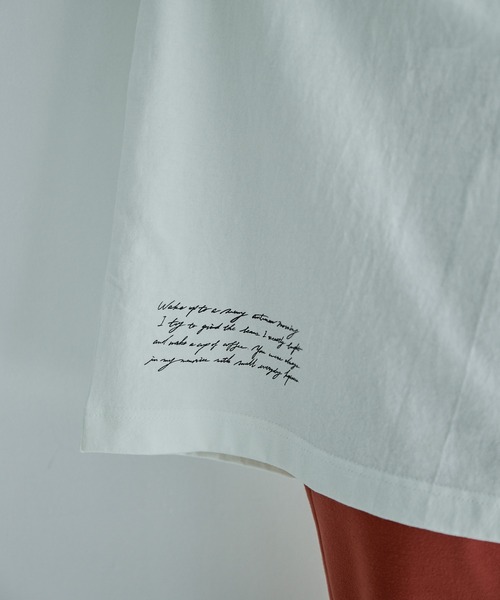 VACANCY（ヴァカンシー）の「【Bunjo×VACANCY】フォトイラストBIGロンTee（Tシャツ/カットソー・レディース・ホワイト/ブラック・FREE）」の8枚目の写真