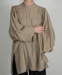 shirring balloon blouse
