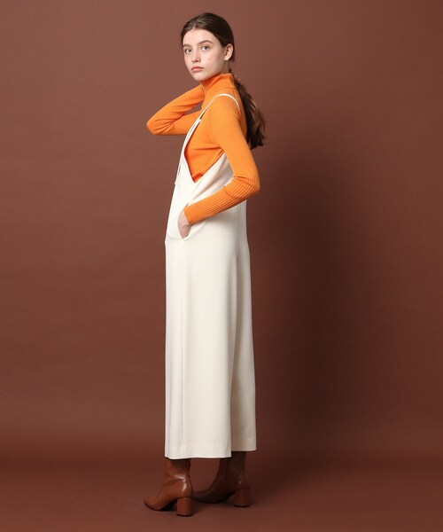 DRESSTERIOR（ドレステリア）の「◆【otonaMUSE11月号掲載】【洗える】キャミソールサロペット（サロペット/オーバーオール・レディース・ブラック/オフホワイト・38/36）」の3枚目の写真