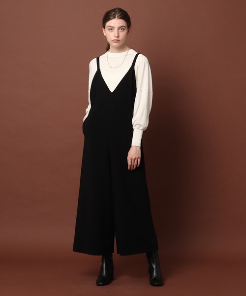 DRESSTERIOR（ドレステリア）の「◆【otonaMUSE11月号掲載】【洗える】キャミソールサロペット（サロペット/オーバーオール・レディース・ブラック/オフホワイト・38/36）」の13枚目の写真