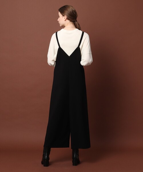 DRESSTERIOR（ドレステリア）の「◆【otonaMUSE11月号掲載】【洗える】キャミソールサロペット（サロペット/オーバーオール・レディース・ブラック/オフホワイト・38/36）」の10枚目の写真