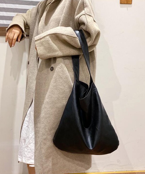 TABI PAL（タビパル）の「柔らかい　大容量　ショルダーバッグ（ショルダーバッグ・レディース・ブラック/グレー/ブラウン/ワインレッド・FREE）」の18枚目の写真