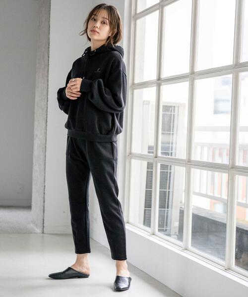 FEELING MADE（フィーリングメイド）の「FEELING MADE ウォームソフトスウェット スウェットパンツ（スウェットパンツ・レディース・ブラック/ブラウン/グレー・SMALL/MEDIUM/LARGE）」の9枚目の写真