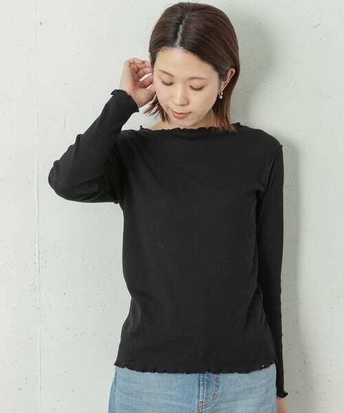 URBAN RESEARCH Sonny Label(アーバンリサーチサニーレーベル)の「ULTRA THERMOクルーネックプルオーバー(Tシャツ/カットソー・レディース・オフホワイト/グレー/ブラック・FREE)」の3枚目の写真