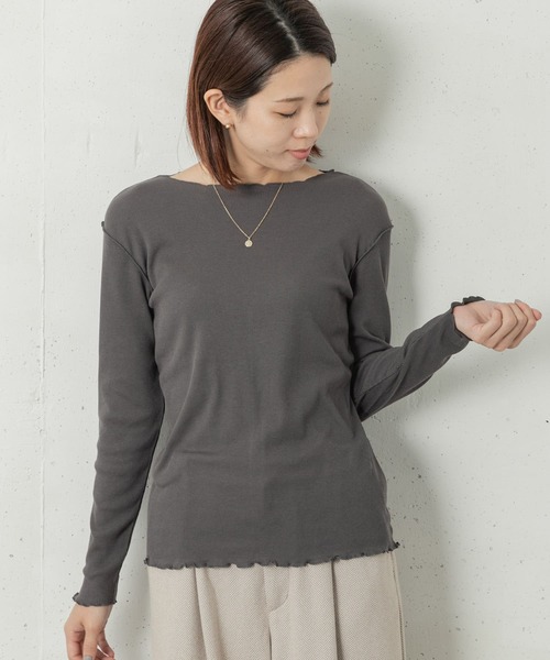 URBAN RESEARCH Sonny Label(アーバンリサーチサニーレーベル)の「ULTRA THERMOクルーネックプルオーバー(Tシャツ/カットソー・レディース・オフホワイト/グレー/ブラック・FREE)」の21枚目の写真