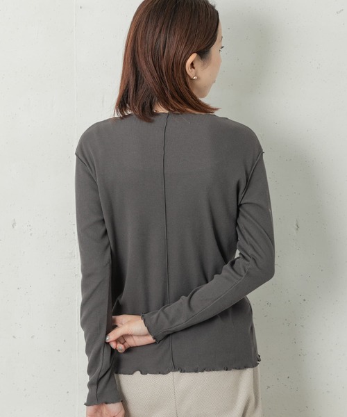 URBAN RESEARCH Sonny Label(アーバンリサーチサニーレーベル)の「ULTRA THERMOクルーネックプルオーバー(Tシャツ/カットソー・レディース・オフホワイト/グレー/ブラック・FREE)」の12枚目の写真