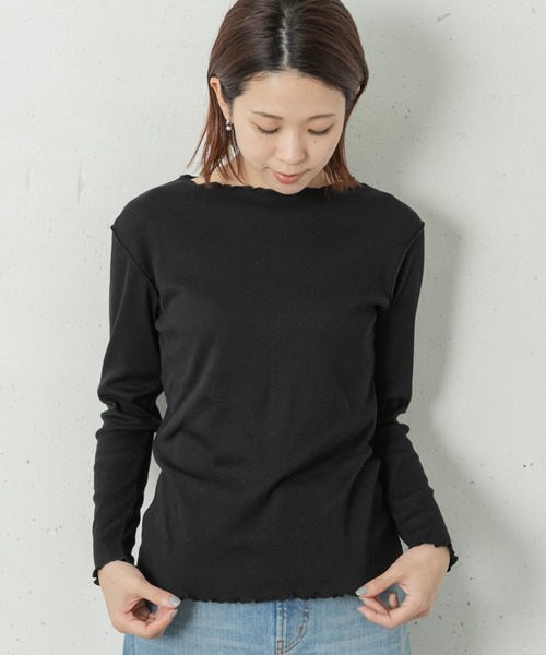 URBAN RESEARCH Sonny Label(アーバンリサーチサニーレーベル)の「ULTRA THERMOクルーネックプルオーバー(Tシャツ/カットソー・レディース・オフホワイト/グレー/ブラック・FREE)」の16枚目の写真