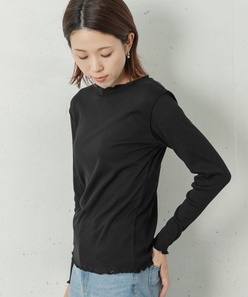 URBAN RESEARCH Sonny Label(アーバンリサーチサニーレーベル)の「ULTRA THERMOクルーネックプルオーバー(Tシャツ/カットソー・レディース・オフホワイト/グレー/ブラック・FREE)」の19枚目の写真