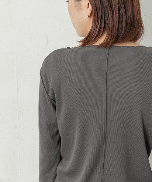 URBAN RESEARCH Sonny Label(アーバンリサーチサニーレーベル)の「ULTRA THERMOクルーネックプルオーバー(Tシャツ/カットソー・レディース・オフホワイト/グレー/ブラック・FREE)」の20枚目の写真