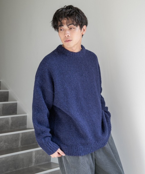 LOWRYS FARM(ローリーズファーム)の「アルパカコンボリュームクルーネック 238742(ニット/セーター・メンズ・パープル/ネイビー・MEDIUM/LARGE)」の16枚目の写真