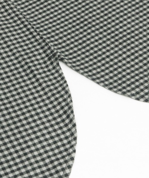 TOKYO SHIRTS(トウキョウシャツ)の「ラウンドテール 長袖カジュアルシャツ(販売停止中)(シャツ/ブラウス・レディース・ライトグレー/ネイビー/アイボリー/ダークオレンジ・LL/M/L)」の8枚目の写真
