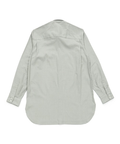 TOKYO SHIRTS(トウキョウシャツ)の「ラウンドテール 長袖カジュアルシャツ(販売停止中)(シャツ/ブラウス・レディース・ライトグレー/ネイビー/アイボリー/ダークオレンジ・LL/M/L)」の16枚目の写真