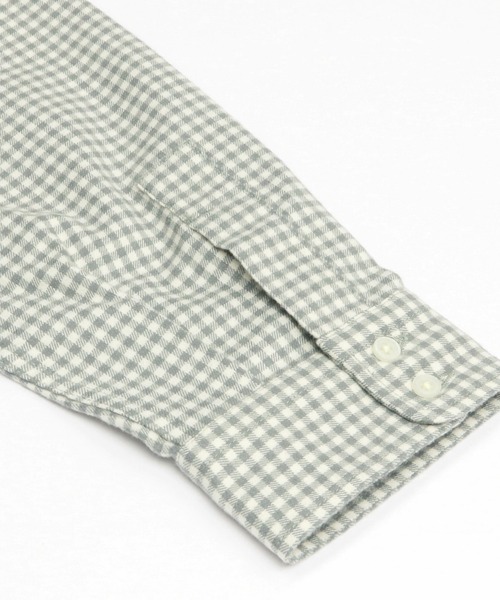 TOKYO SHIRTS(トウキョウシャツ)の「ラウンドテール 長袖カジュアルシャツ(販売停止中)(シャツ/ブラウス・レディース・ライトグレー/ネイビー/アイボリー/ダークオレンジ・LL/M/L)」の20枚目の写真
