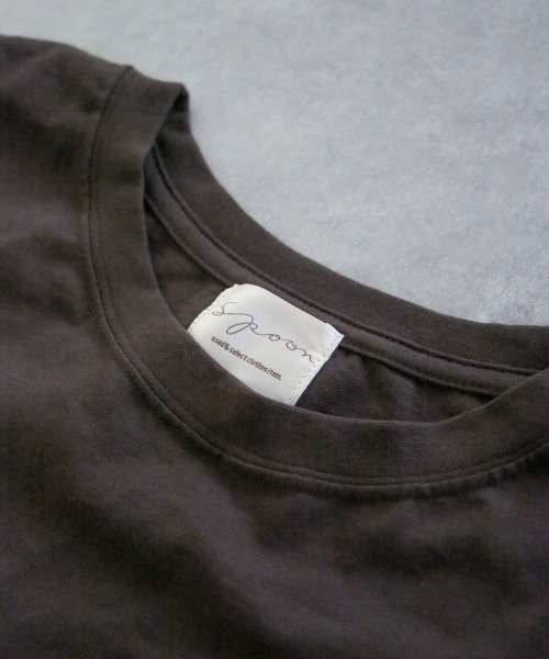 spoon store（スプーンストア）の「ゆったり長袖Tシャツ（Tシャツ/カットソー・レディース・ホワイト/ブルー系その他/チャコール/ライトブルー/ベージュ系その他/カーキ/アイボリー・MEDIUM/フリー）」の21枚目の写真