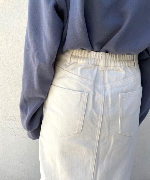 ＪＵＧＬＡＮＳ（ユグランス）の「☆ 着回し力抜群。スリット入りタイトロングスカート（スカート・レディース・ブラウン/グレー/アイボリー・FREE）」の13枚目の写真