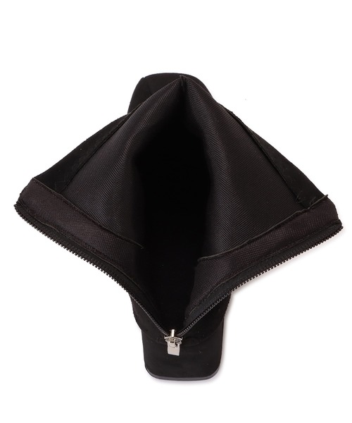 Lace Ladies（レースレディース）の「スクエアトゥ 太ヒールショートブーツ（ブーツ・レディース・ブラック/アイボリー/ベージュ/ブラック系2/ブラウン系2・22.5/23/23.5/24/24.5/25）」の10枚目の写真