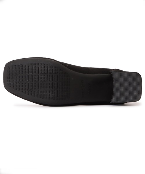 Lace Ladies（レースレディース）の「スクエアトゥ 太ヒールショートブーツ（ブーツ・レディース・ブラック/アイボリー/ベージュ/ブラック系2/ブラウン系2・22.5/23/23.5/24/24.5/25）」の12枚目の写真