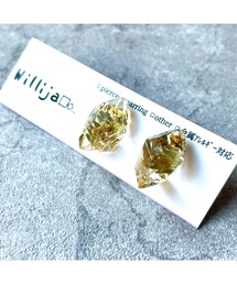 【Willija】金属アレルギー対応《一粒氷》ピアス(MA)
