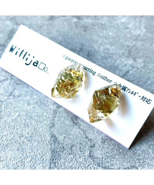 tone(トーン)の「【Willija】金属アレルギー対応《一粒氷》ピアス(MA)(ピアス(両耳用)・レディース・シルバー/ゴールド/その他/ピンク系その他/ピンク系その他2/その他2/その他3/ピンク系その他3/その他4/その他6・FREE)」の7枚目の写真