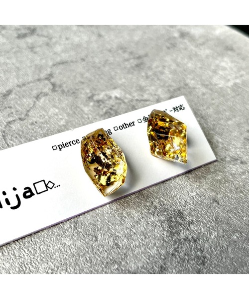 tone(トーン)の「【Willija】金属アレルギー対応《一粒氷》ピアス(MA)(ピアス(両耳用)・レディース・シルバー/ゴールド/その他/ピンク系その他/ピンク系その他2/その他2/その他3/ピンク系その他3/その他4/その他6・FREE)」の13枚目の写真