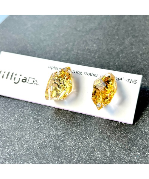 tone(トーン)の「【Willija】金属アレルギー対応《一粒氷》ピアス(MA)(ピアス(両耳用)・レディース・シルバー/ゴールド/その他/ピンク系その他/ピンク系その他2/その他2/その他3/ピンク系その他3/その他4/その他6・FREE)」の18枚目の写真