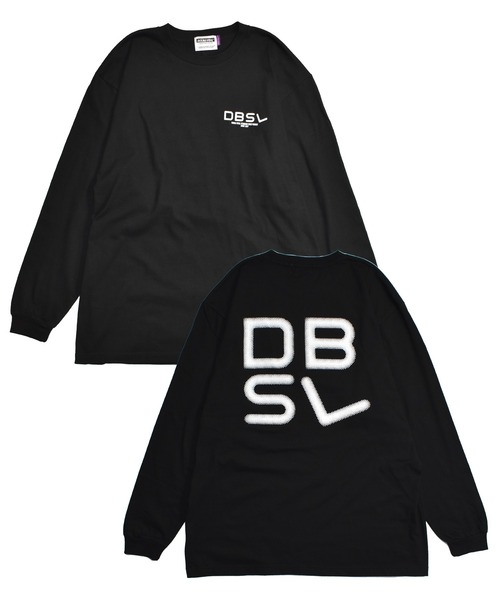 DOUBLE STEAL(ダブルスティール)の「Slowly DBSL 長袖Tシャツ(Tシャツ/カットソー・メンズ・ホワイト/ブラック・MEDIUM/LARGE/X-LARGE)」の2枚目の写真