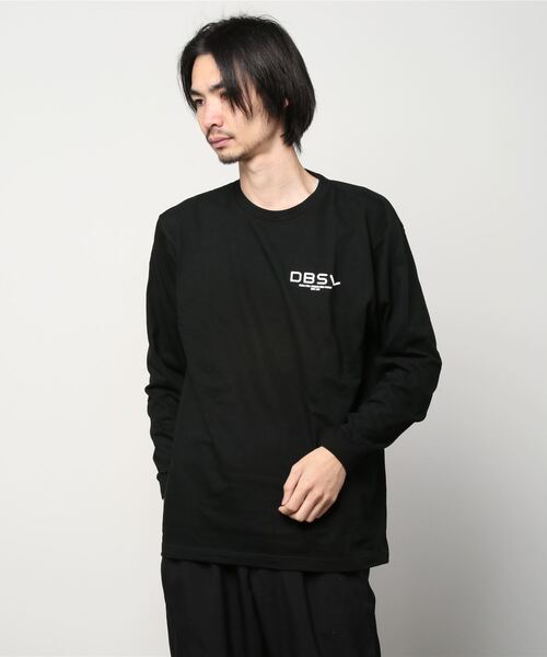 DOUBLE STEAL(ダブルスティール)の「Slowly DBSL 長袖Tシャツ(Tシャツ/カットソー・メンズ・ホワイト/ブラック・MEDIUM/LARGE/X-LARGE)」の16枚目の写真