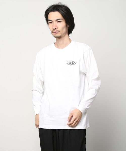 DOUBLE STEAL(ダブルスティール)の「Slowly DBSL 長袖Tシャツ(Tシャツ/カットソー・メンズ・ホワイト/ブラック・MEDIUM/LARGE/X-LARGE)」の17枚目の写真