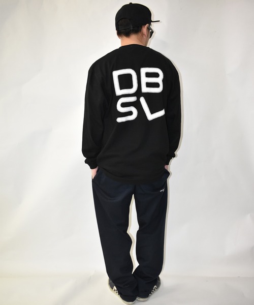 DOUBLE STEAL(ダブルスティール)の「Slowly DBSL 長袖Tシャツ(Tシャツ/カットソー・メンズ・ホワイト/ブラック・MEDIUM/LARGE/X-LARGE)」の15枚目の写真