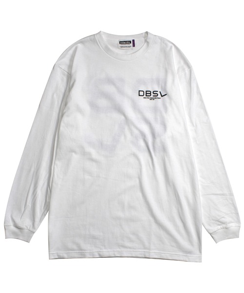 DOUBLE STEAL(ダブルスティール)の「Slowly DBSL 長袖Tシャツ(Tシャツ/カットソー・メンズ・ホワイト/ブラック・MEDIUM/LARGE/X-LARGE)」の9枚目の写真
