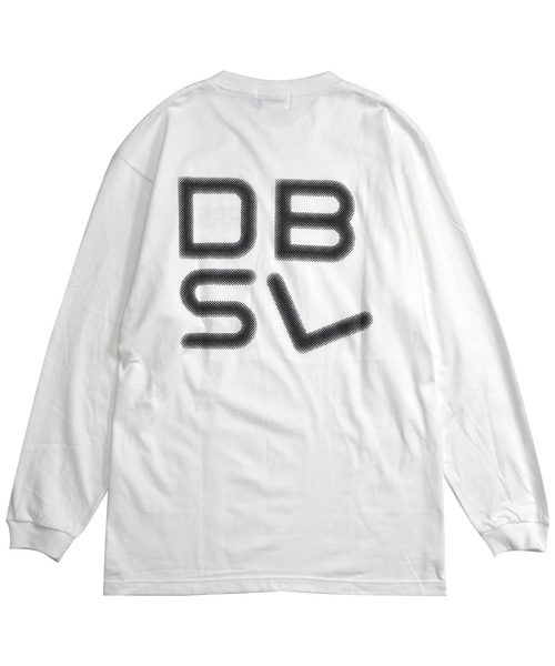 DOUBLE STEAL(ダブルスティール)の「Slowly DBSL 長袖Tシャツ(Tシャツ/カットソー・メンズ・ホワイト/ブラック・MEDIUM/LARGE/X-LARGE)」の10枚目の写真