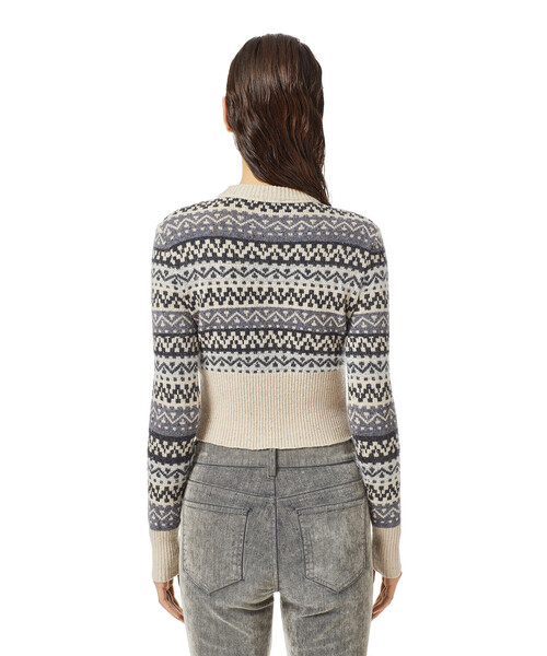 DIESEL（ディーゼル）の「レディース ニット セーター トップス ショート丈（ニット/セーター・レディース・ホワイト系その他/ブルー系その他・MEDIUM/SMALL/X-LARGE/LARGE）」の22枚目の写真