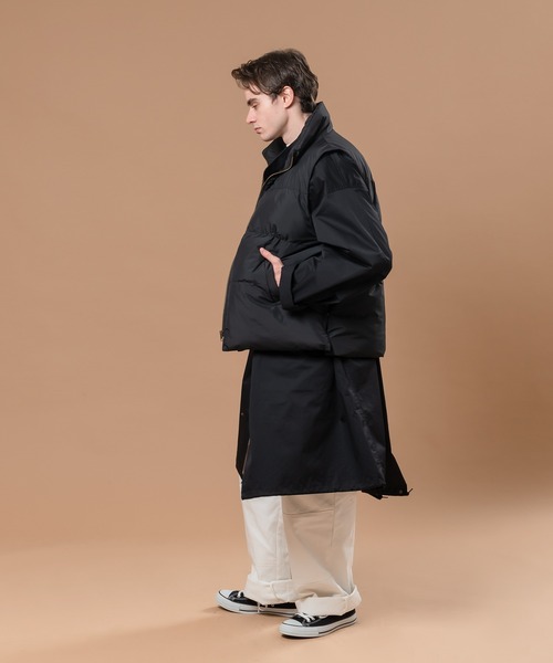 MUHET（ミュエータ）の「切り替えタックワイドパンツ（チノパンツ・レディース・ブラック/ダークブラウン/オフホワイト/ライトグリーン・SMALL/MEDIUM/X-LARGE）」の11枚目の写真