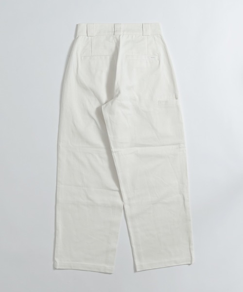 MUHET（ミュエータ）の「切り替えタックワイドパンツ（チノパンツ・レディース・ブラック/ダークブラウン/オフホワイト/ライトグリーン・SMALL/MEDIUM/X-LARGE）」の6枚目の写真