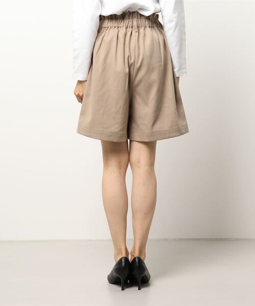 ehka sopo（エヘカソポ）の「ハイウエストショートパンツ（その他パンツ・レディース・ベージュ/カーキ/チャコール・ﾌﾘ-）」の4枚目の写真