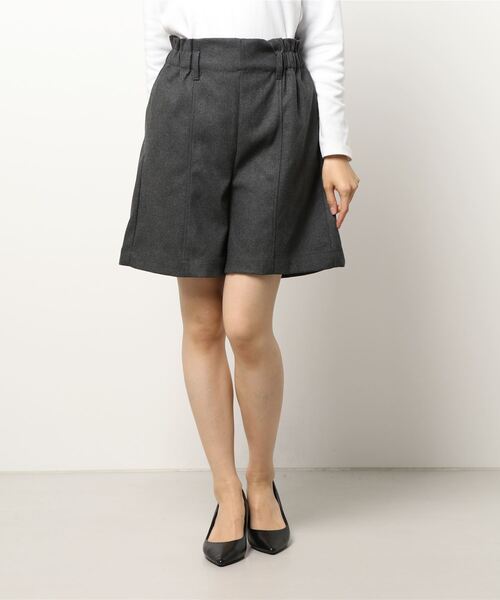 ehka sopo（エヘカソポ）の「ハイウエストショートパンツ（その他パンツ・レディース・ベージュ/カーキ/チャコール・ﾌﾘ-）」の6枚目の写真