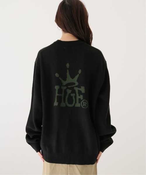 HUF(ハフ)の「【HUF / ハフ】CROWN SWEATER(ニット/セーター・レディース・グリーン・FREE)」の14枚目の写真