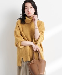 earth music&ecology | 畦タートルチュニック＊(ニット/セーター)