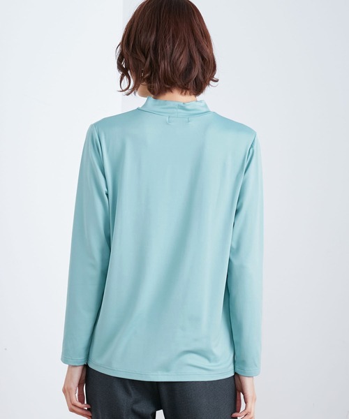 DECOY SINCE 1981(デコイシンスイチキュウハチイチ)の「裏起毛ハイネックプルオーバー(Tシャツ/カットソー・レディース・ピンク/ライトグリーン/ベージュ/ネイビー・L/M/LL)」の9枚目の写真