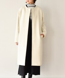 UNTITLED | レーヌモッサーノーカラーコート(ノーカラーコート)