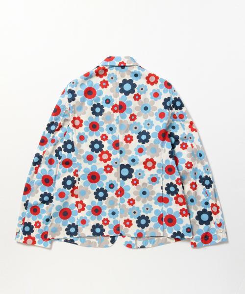 BEAMS BOY（ビームスボーイ）の「BEAMS BOY / フラワー 3ボタン ジャケット（テーラードジャケット・レディース・ホワイト/ネイビー・ONE SIZE）」の12枚目の写真