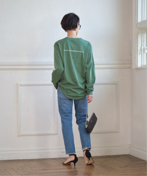 Spick & Span(スピックアンドスパン)の「BLOWOFFSTEAM ロゴ ロンT◆(Tシャツ/カットソー・レディース・ホワイト/ベージュ/グリーン・FREE)」の14枚目の写真