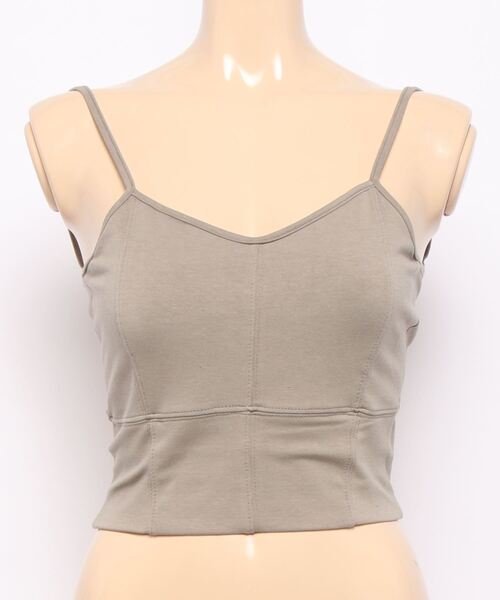 ENVYM（アンビー）の「カップインショートキャミソール（キャミソール・レディース・ホワイト/ブラック/ベージュ・FREE）」の15枚目の写真