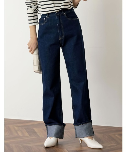 えりたん様　パシオーネ イスコ　ストレッチロールアップデニム　Lサイズ　新品 楽天市場】Passione（スタイル（パンツ）ロールアップパンツ