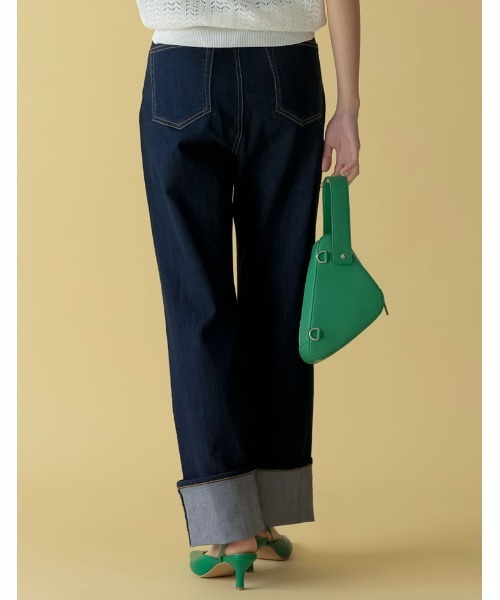 Re:EDIT（リエディ）の「ストレッチリサイクルロールアップデニム（デニムパンツ・レディース・グレー/ネイビー/ブルー・SHORT/LARGE/MEDIUM/TALL）」の20枚目の写真