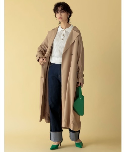 Re:EDIT（リエディ）の「ストレッチリサイクルロールアップデニム（デニムパンツ・レディース・グレー/ネイビー/ブルー・SHORT/LARGE/MEDIUM/TALL）」の21枚目の写真